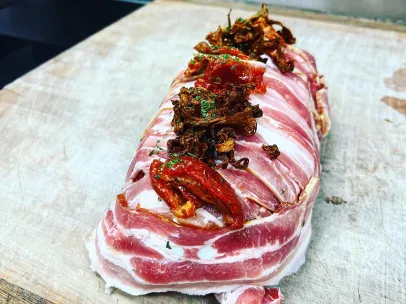 Délice d'Agneau aux girolles et cognac, Boucherie Bougeard de Versailles (78)